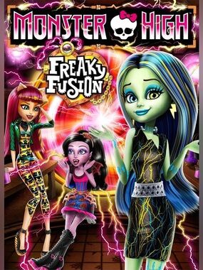 Monster High: Freaky Fusion DVD w shiny slipcover